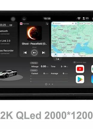 Штатна магнітола soundbox s8 pro 2k-3027 для toyota tundra 2007-2013/sequoia 2008-2015 з adas / carplay / 4g / dsp-dts 5.1 /