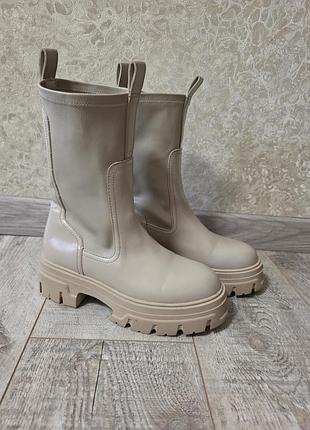Высокие женские ботинки челси от бренда h&amp;m 37 размер