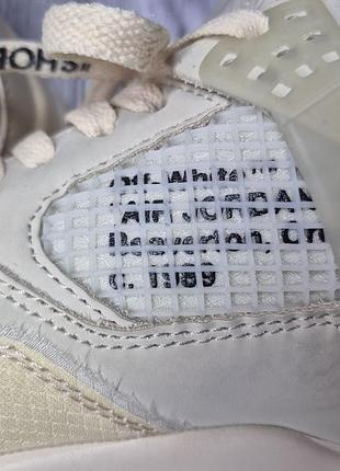 Off-white x air jordan 4 retro 4