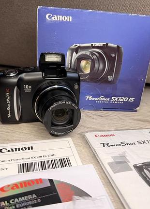 Цифровой фотоаппарат canon powershot sx120is новый😍