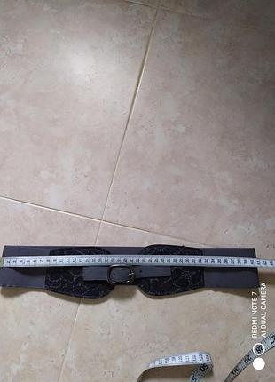 Ремінь пояс резинка сірий one size 5