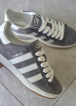 Замшевые кроссовки adidas campus 4