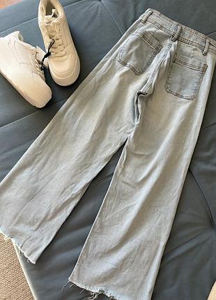 Широкі блакитні джинси zara 6
