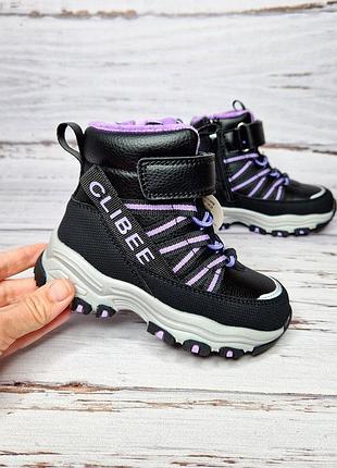 Зимние ботинки фирмы clibee 28р, 18см