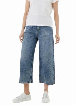 Трендові широкі джинси marc o'polo solma wide fit cropped (w28 l32) | 100% бавовна