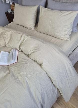 Комплект постільної білизни sand, washed cotton w1021