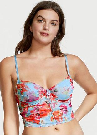 Блакитний корсет, бюстьє, топ victoriaʼs secret