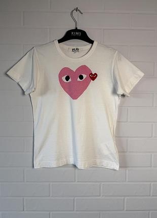 Play comme des garcons оригінал жіноча футболка бавовна розмір l