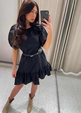 Классное черное хлопковое платье с поясом zara
✨✨✨✨✨✨✨✨✨✨✨