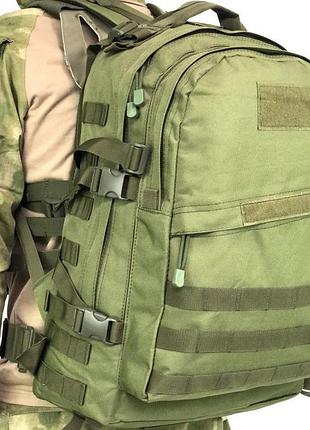 Рюкзак хаки военный тактический 40л, рюкзак мужской туристический, сумка дорожная 8