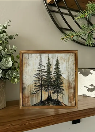 🌲 атмосферна декоративна картина «ліс» 3