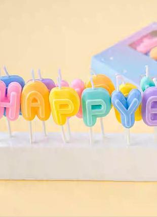 Свечи праздничные с днем рождения 🥳 2