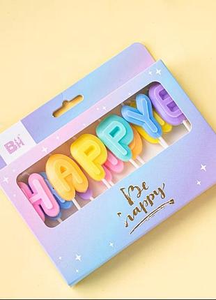 Свечи праздничные с днем рождения 🥳 3
