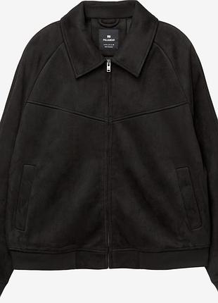 Куртка зі штучної замші pull&bear