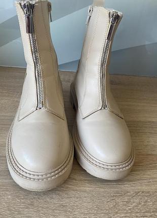 Черевики, чобітки челсі zara 35р. 2