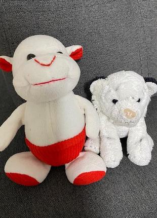 Обезьянка и тигруля обезьяна тигр обезкая мягкая игрушка
