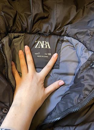 Натуральний пуховик zara 3