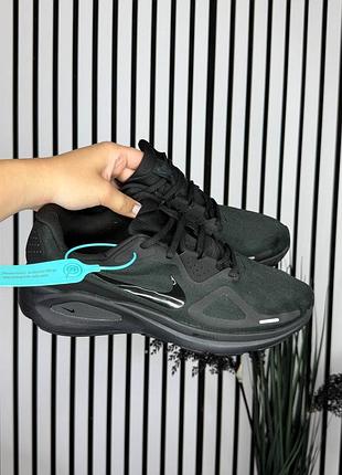 Стильні кросівки nike air zoom structure 26 black/iron grey