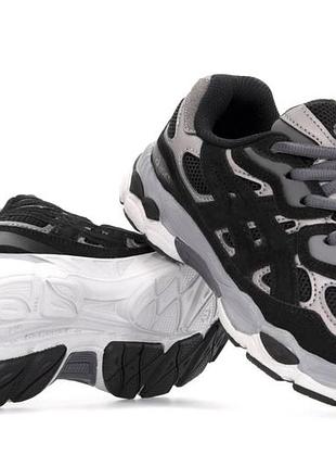 Кроссовки asics gel-nyc black silver арт 15519 3