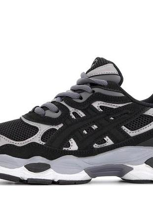 Кроссовки asics gel-nyc black silver арт 15519 4