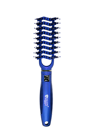 Щітка для волосся продувна salon professional 9571g, синя