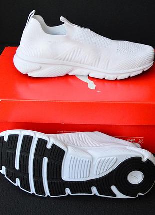 Puma white мокасини білі 4