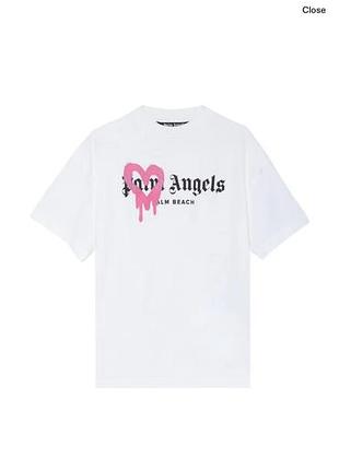 Футболка palm angels біла