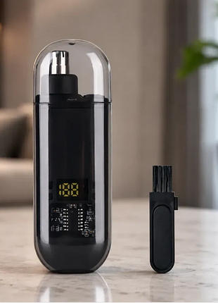 Триммер для носа и ушей, от usb, 8000 об/мин / триммер для носа / триммер для ушей черный