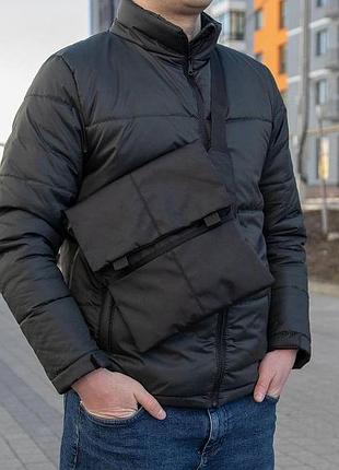 Мужская сумка с кобурой, сумка через плечо, сумка планшет 5
