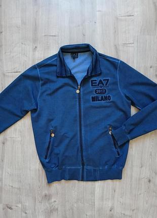 Мужская спортивная кофта,олимпийка ea7 emporio armani, зепка