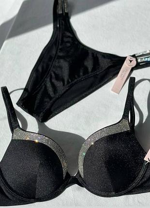 Купальник пуш-ап со стразами very sexy оригинал виктория секрет victoria secret