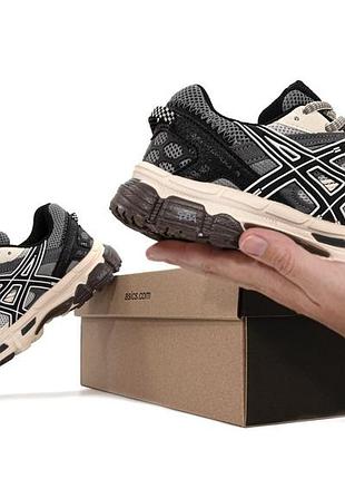 Кроссовки asics gel-kahana 8 beige grey black арт 15520