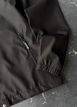 Ветровка черная stone island мужская 3