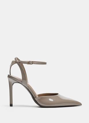 Лакированные туфли на каблуке zara 2
