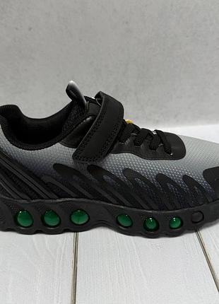 Детские стильные кроссовки clibee max dn 31-36 серый