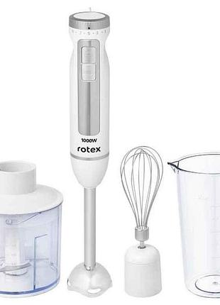 Блендер 1000вт 500мл 2шв rtb1040-w masterpower тм rotex