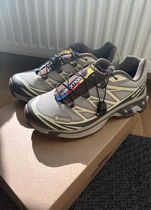Salomon xt-6 gtx gore-tex, vintage khaki, розмір 38 (24 см)