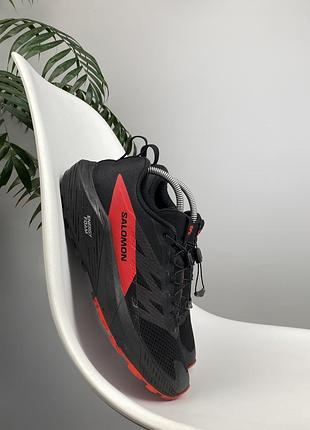 Оригінальні кросівки salomon sense ride чорні з червоним 42 р. 26.5 см