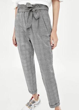 Жіночі брюки в клітинку zara 2
