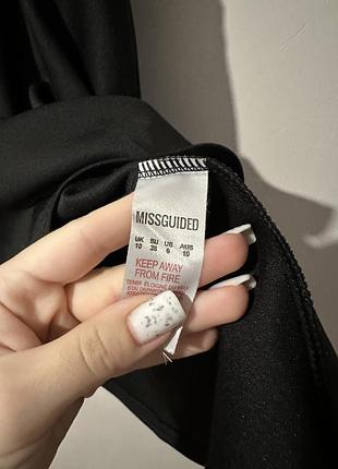 Чорна міні сукня missguided 2