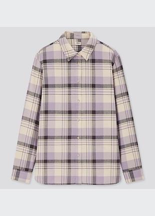 Фланелева сорочка uniqlo