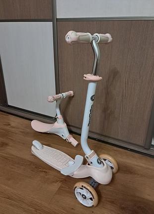 Детский самокат беговел hypermotion 5 в 1 4