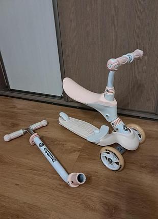 Детский самокат беговел hypermotion 5 в 1 3