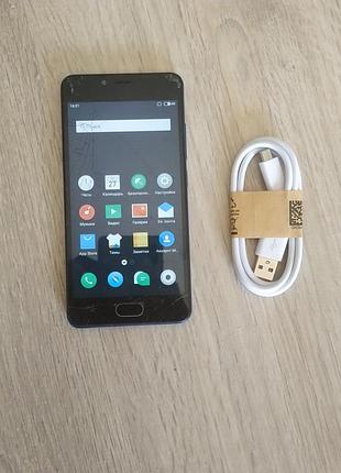 Подбитый, но полностью рабочий meizu m5c 2/16