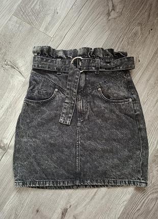 Джинсовая юбка h&amp;m