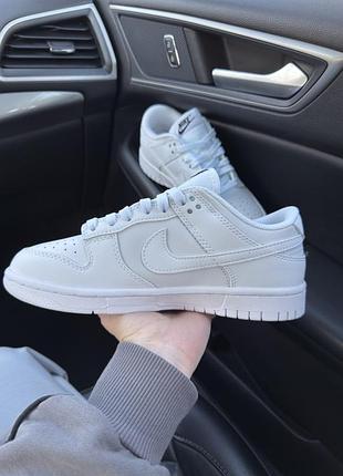 Nike sb dunk low full white 4