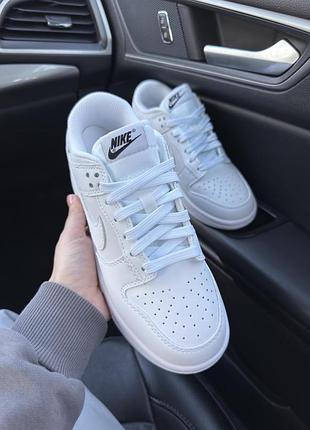 Nike sb dunk low full white 2