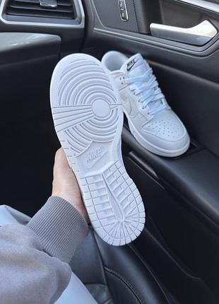 Nike sb dunk low full white 6