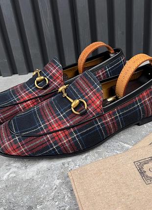 Gucci jordaan horsebit loafers мужские туфли лоферы оригинал 42 eur