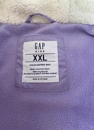 Куртка утеплена для дівчинки gap 4